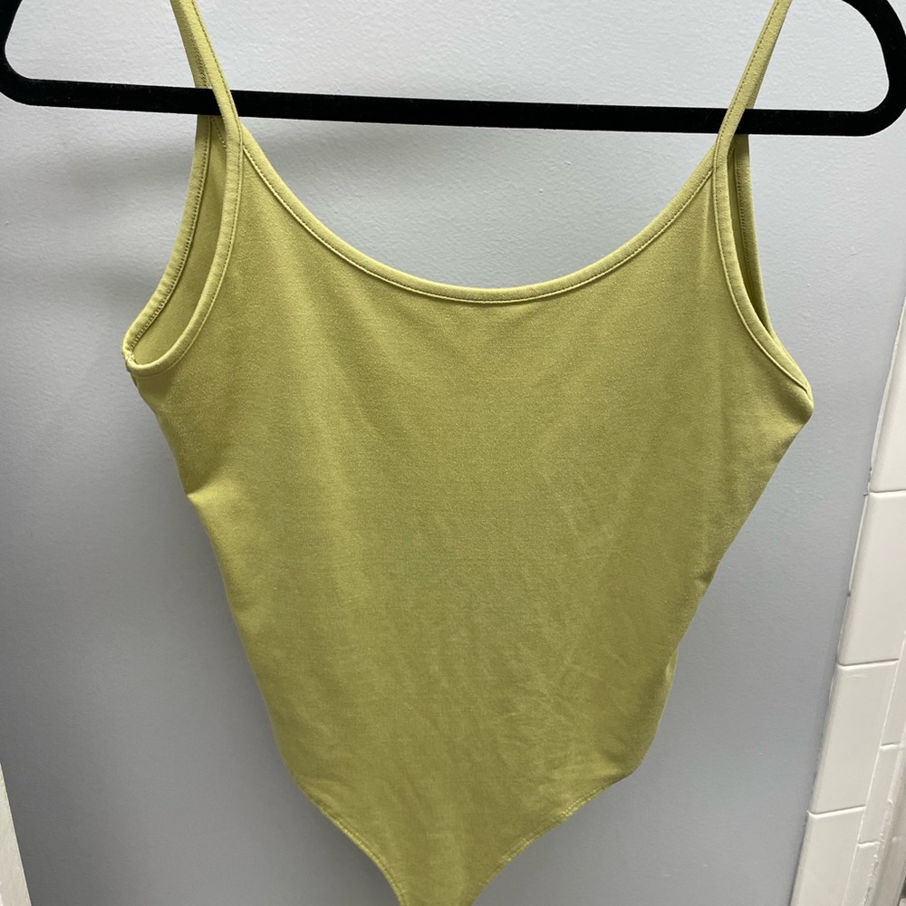 Scoop back body suit